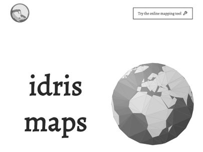 Screenshot of https://idris-maps.com/
